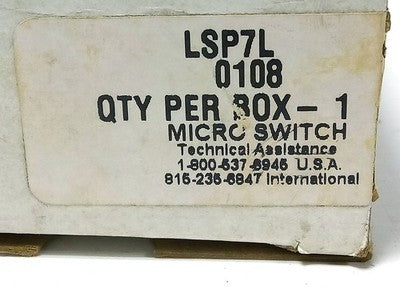 Honeywell LSP7L 600 V 10 A Rotary Gear Limit Switch
