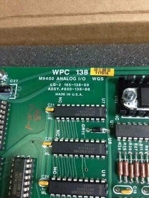 Web Printing Company 805-138-00 M9400 Input/Output Module