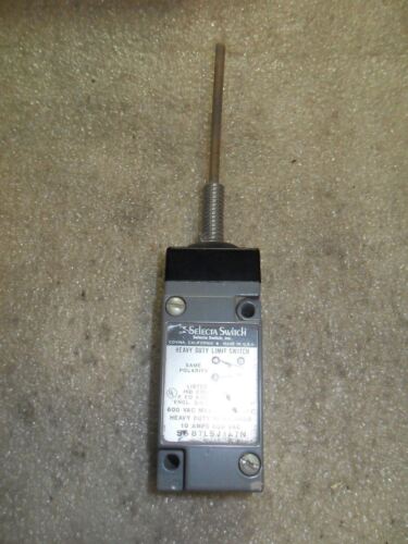 Selecta Switch SS87LSJ1A7N Heavy Duty Limit Switch