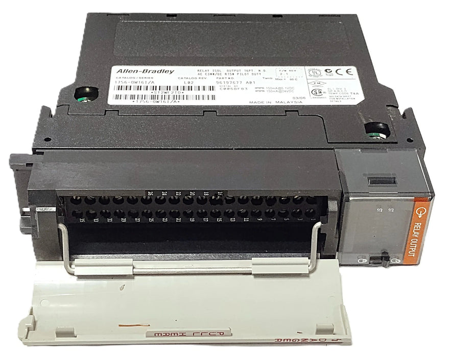 Allen-Bradley 1756-OW16I Ser A Rev L02 FW Rev 2.1 PLC Output Module