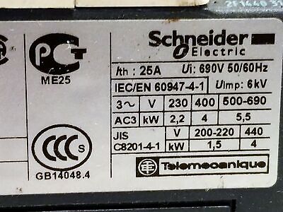 Schneider Electric LC1-D09-BD Contactor