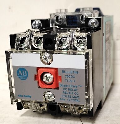 Allen-Bradley 700DC-P220Z1 115-125 VDC Coil Type P Direct Drive DC Control Relay