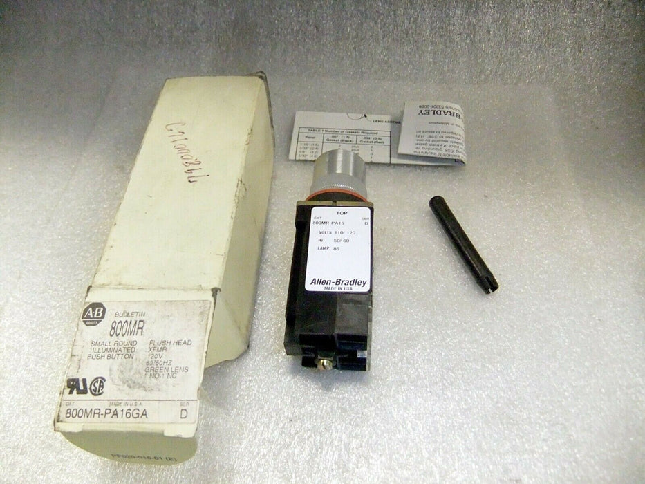 Allen-Bradley Small Round Illuminated Push Button 800MR-PA16GA