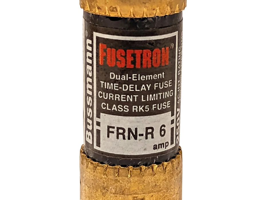 Bussmann FRN-R-6 250VAC/125VDC 6 A Current-Limiting Time-Delay Fuses