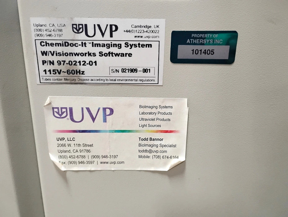 UVP 97-0212-01 115 V ChemiDoc-It Transillumintor Imaging System