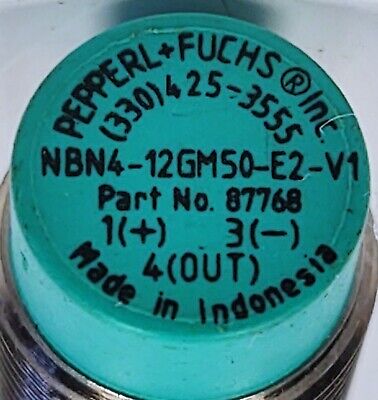 Pepperl NBN4-12GM50-E2-V1 087768 Inductive Proximity Sensor