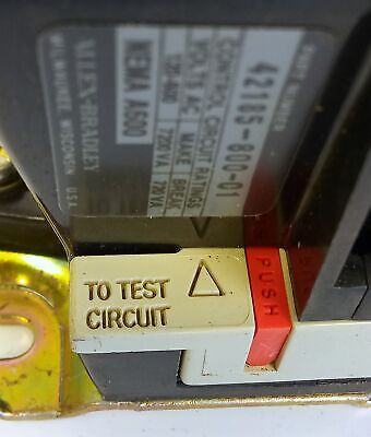 Allen-Bradley 509-BOD 600 V AC NEMA Size 1 Full Voltage Non-Reversing Starter