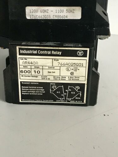 Westinghouse AR440A Relay