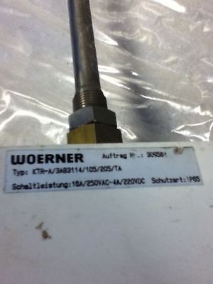 Woerner KTR-A/3AB3114/105/205/TA Temperature Controller