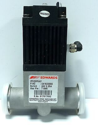 Edwards IPV25PKAO C41623000 24 V 0.25 A 7 bar High Vacuum Solenoid Valve