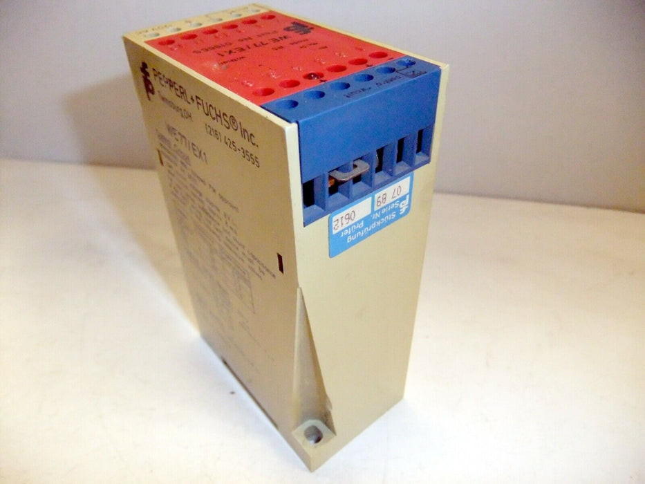 Pepperl Amplifier WE77/EX-1 01666S