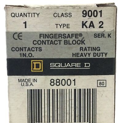 Square D 9001-KA2 Contact Block 9001KA2 Ser K