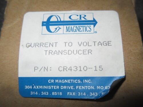 CR MAGNETIC CR4310-15 CURRENT TO VOLTAGE TRANSDUCER