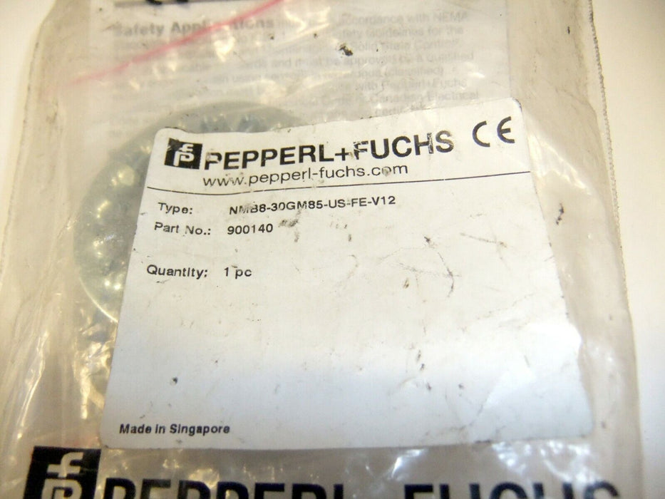 Pepperl Proximity Sensor NMB8-30GM85-US-FE-V12