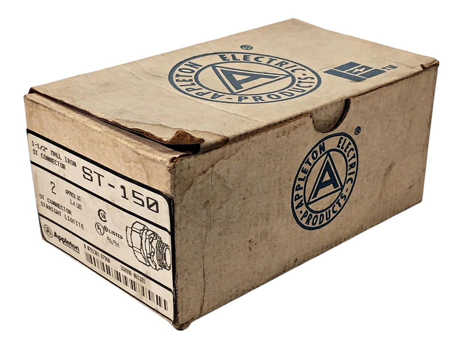 Appleton ST-150 1-1/2 in Liquidtight Flexible Metal Straight Conduit Connector