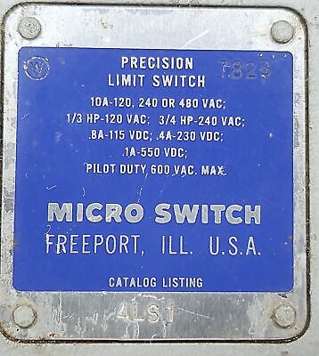 Microswitch 4LS1 120/240/480 V 10 A Precision Limit Switch