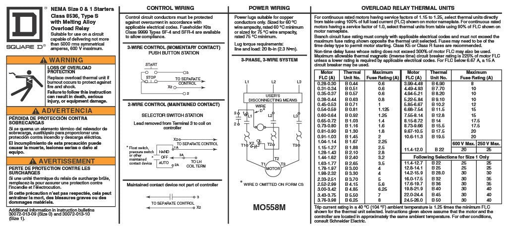 Square D B40 600 V Thermal Unit for Overload Protection Relay