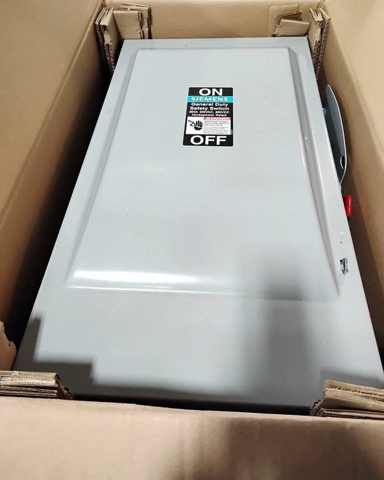 Siemens GF324N 200 A 240 V AC 3 P NEMA Type 1 Enclosed Fusible Safety Switch
