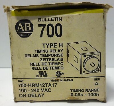 Allen-Bradley 700-HRM12TA17 Timing Relay