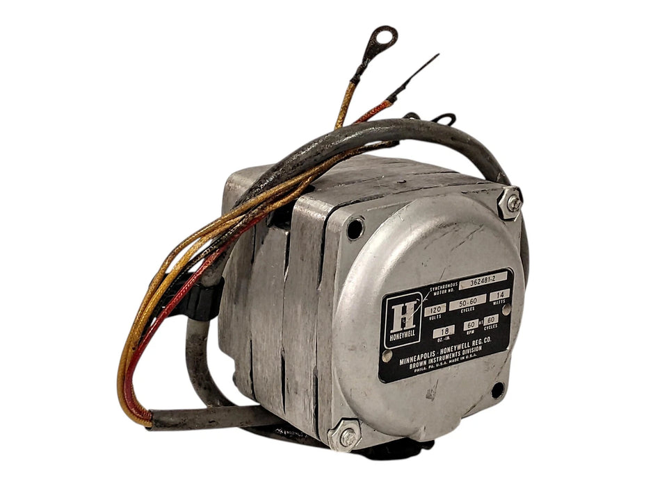 Honeywell 362481-2 120 V AC 14 W 60 RPM 30:1 Synchronous Gearmotor