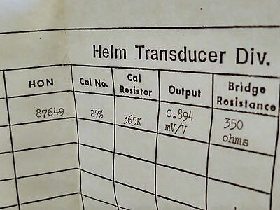 Helm 2313 87649 1 Ton Load Cell