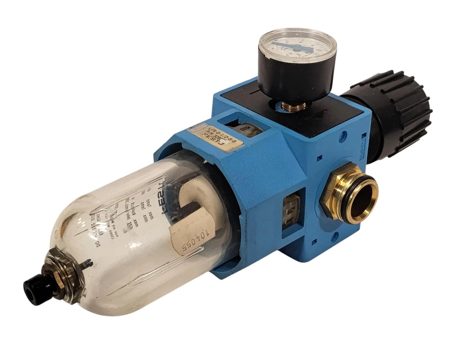 Festo LFR-G-1/2-S-B Compressed Air Filter/Regulator w/ G-1/2 Port and Gauge