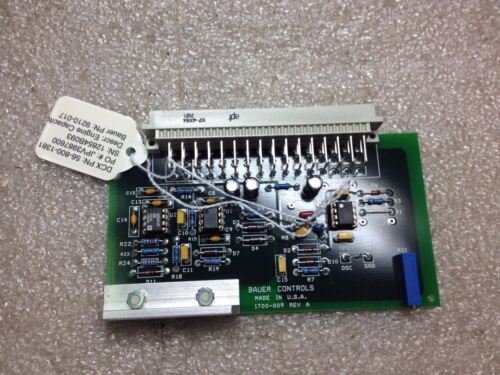 Baumer 1700-009 Control Card
