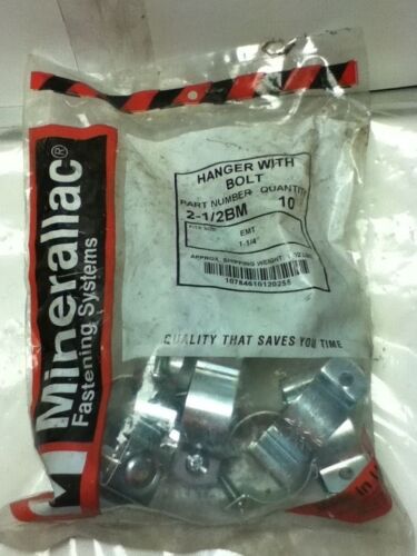 MINERALLAC 2-1/2Bm Hangers With Bolts