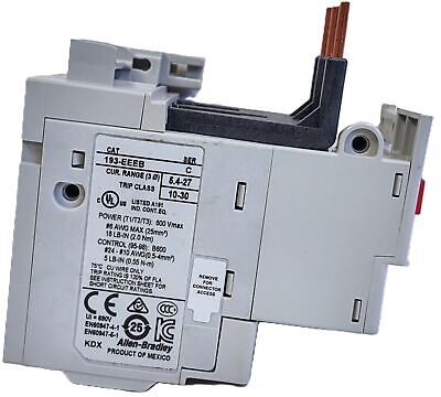 Allen-Bradley 193-EEEB 5.4-27A Adjustable Overload Protection Relay