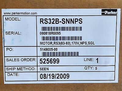 Parker RS32B-SNNPS Compumotor 1.8 (200 Steps