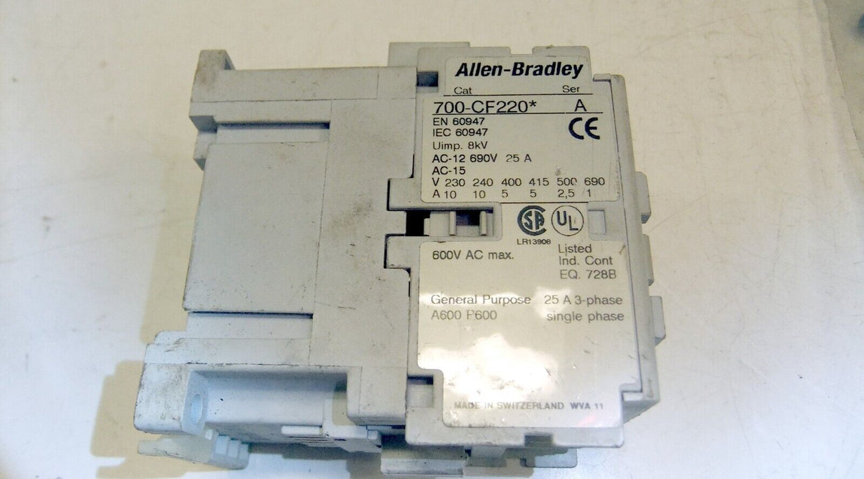 Allen-Bradley Relay 700-CF220P 110/120V 2NO 2NC