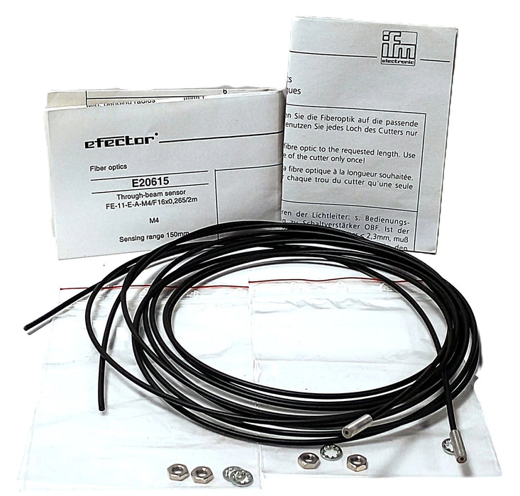 Efector FE-11-E-A-M4/F16X0,265/2M E20615 Fiber Optic Sensor