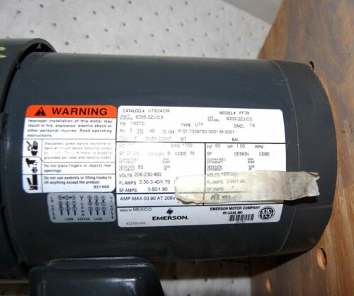 Emerson U1S2ACR Motor