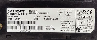 Allen-Bradley 1756-DNB Ser A FW REV 4.002 96398675-A01 PLC Communication Module