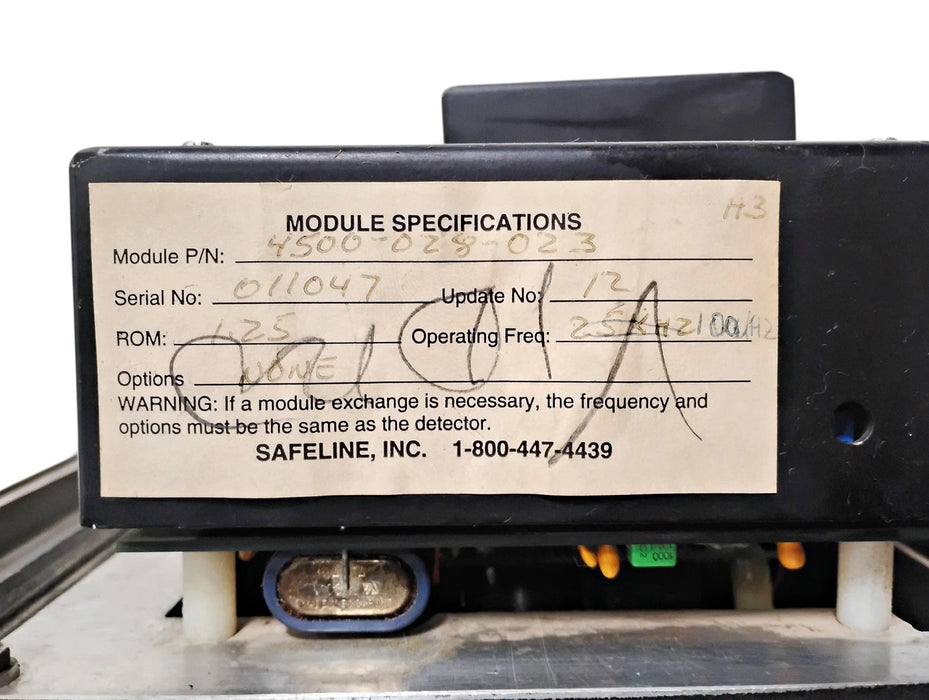 Safeline 4500-028-023 Metal Detector Controller