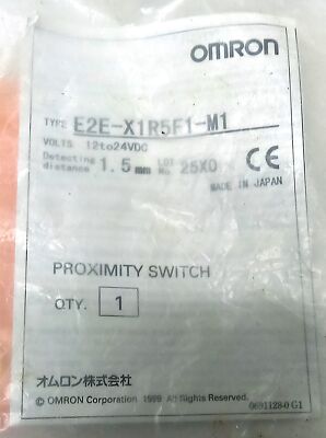 Omron E2E-X1R5F1-M1 12-24 V DC Shielded Inductive Proximity Sensor