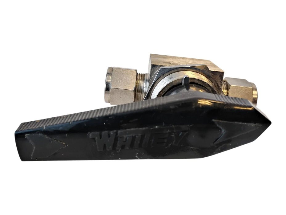 Whitey SS-45XS8 1/2" 3-Way Stainless Steel Ball Valve