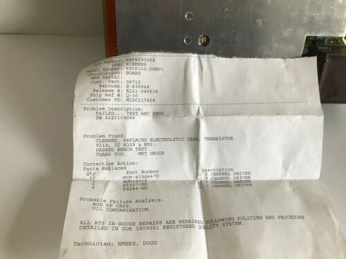 Siemens Alarm Board 6SC61000GE01