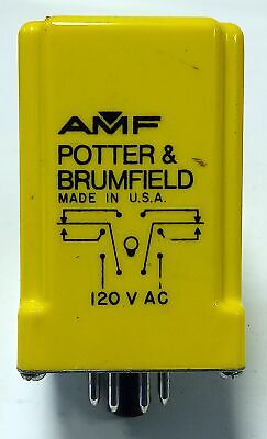 Potter & Brumfield CDA-38-70012 120 V AC 1 sec Fixed On-Delay Time Delay Relay