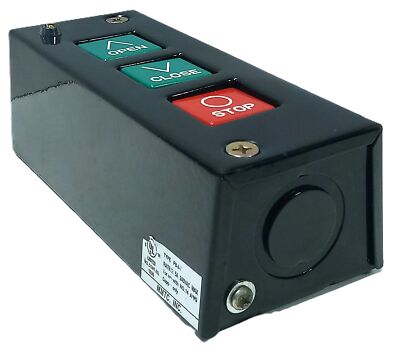 MMTC PBS-3 02-103 240 V AC 5 A NEMA 1 Pushbutton Station for Garage Door