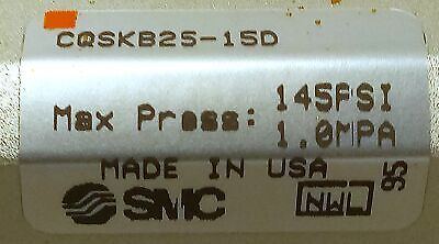 SMC CQSKB25-15D 145 psi Double-Acting Compact Cylinder