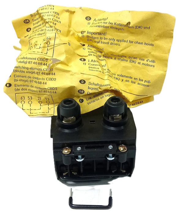 Mannesmann 874-631-44 CBD1 874-667-44 Dual Button Toggle Switch w/ Contact Block