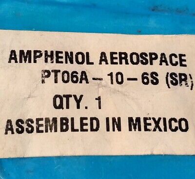 Amphenol PT06A-10-6S (SR) Size 10 Straight Circular Connector
