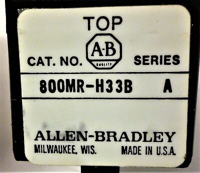 Allen-Bradley 800MR-H33B Key Lock Selector Switch