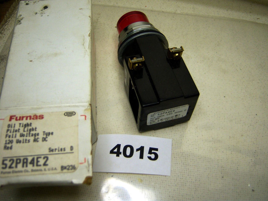 Furnas Oiltight Pilot Light Red 52PA4E2