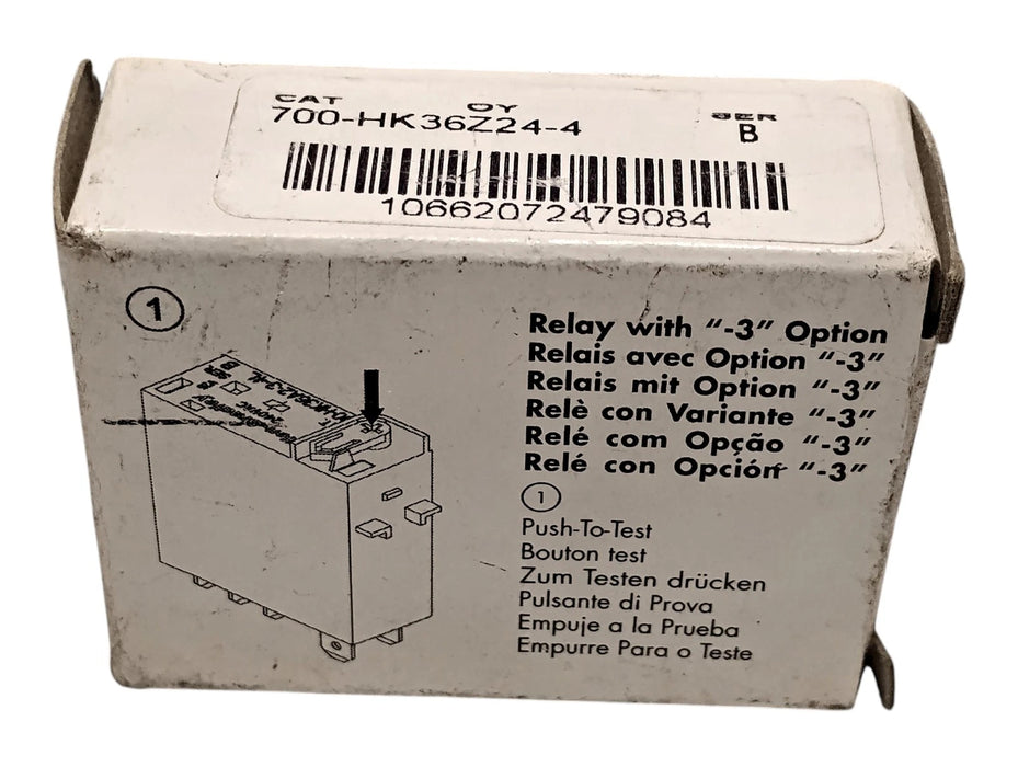 Allen-Bradley 700-HK36Z24-4 24 V DC 16 A SPDT Miniature Ice Cube Relay