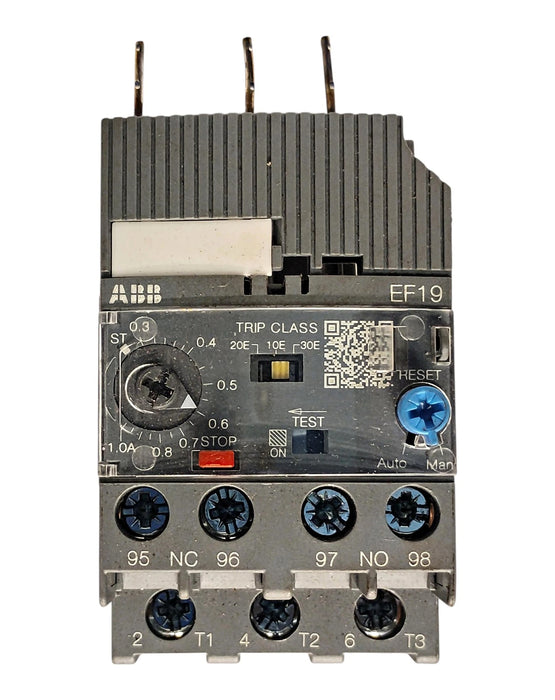 ABB EF19-1.0 690 V AC 0.3-1.0 A 3-Pole Electronic Overload Relay