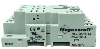 Magnecraft 70-783D11-1A 300 V 16 A DIN Rail Terminal Blocks