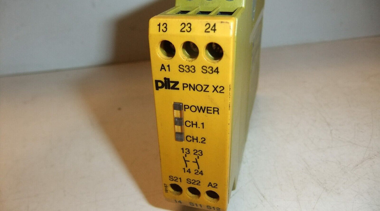 Pilz PNOZ-X2-2S Safety Relay