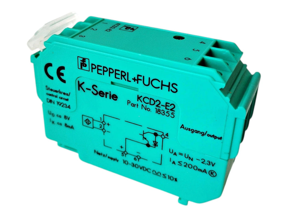 Pepperl KCD2-E2 18355 10-30 V DC Sensor Output Interface Terminal